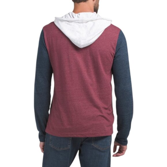 ORIGINAL PENGUIN Long Sleeve Color Block Shirt - Picture 2 of 2